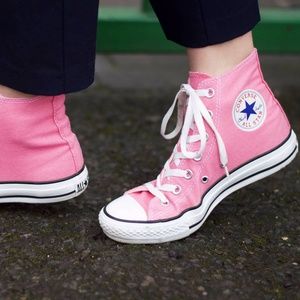 Converse Chuck Taylor All Star High Tops-Pink